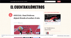 Desktop Screenshot of elcuentakilometros.com