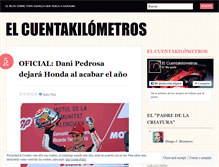 Tablet Screenshot of elcuentakilometros.com